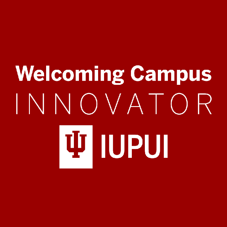 Welcoming Campus Innovator logo. 